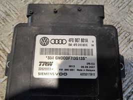 Audi A6 Allroad C6 Käsijarrun ohjainlaite 4F0907801A