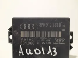 Audi A3 S3 8P Unité de commande, module PDC aide au stationnement 8P0919283D