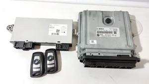 BMW 5 F10 F11 Kit centralina motore ECU e serratura 9257038