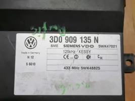 Volkswagen Touareg I Module de contrôle sans clé Go 3D0909135N