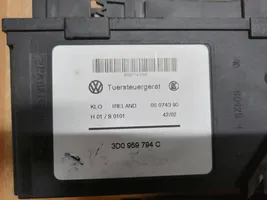 Volkswagen Touareg I Galinis varikliukas langų pakėlėjo 3D0959794C