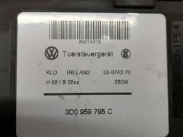 Volkswagen Touareg I Rear door window regulator motor 3D0959795C