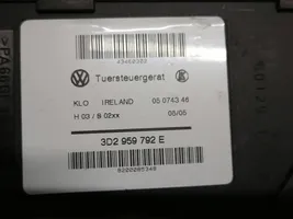 Volkswagen Touareg I Priekinis varikliukas langų pakėlėjo 3D2959792E