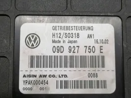 Volkswagen Touareg I Gearbox control unit/module 09D927750E