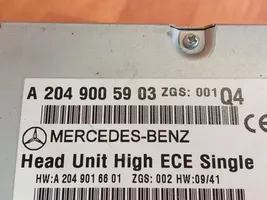 Mercedes-Benz C W204 Unità principale autoradio/CD/DVD/GPS A2049005903