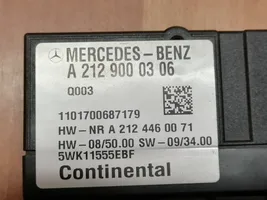 Mercedes-Benz C W204 Unité de commande / module de pompe à carburant A2129000306