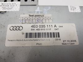 Audi A8 S8 D3 4E CD/DVD mainītājs 4E0035111A
