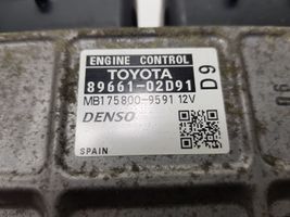 Toyota Corolla Verso AR10 Moottorin ohjainlaite/moduuli 8966102D91