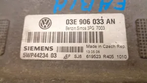 Skoda Fabia Mk1 (6Y) Unité de commande, module ECU de moteur 03E906033AN