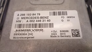 Mercedes-Benz A W169 Moottorin ohjainlaite/moduuli (käytetyt) 2661538479