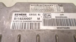 Citroen C5 Aircross Блок управления двигателем ECU S118230007M