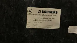 Mercedes-Benz E W211 Rivestimento pannello inferiore del bagagliaio/baule A2116908053