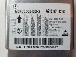 Mercedes-Benz E W212 Airbag control unit/module A2129014204