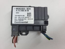 Mercedes-Benz E W212 Unité de commande / module de pompe à carburant A2129003408