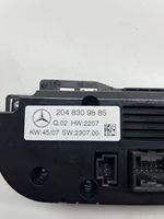 Mercedes-Benz C W204 Ilmastoinnin ohjainlaite/moduuli A2048309885