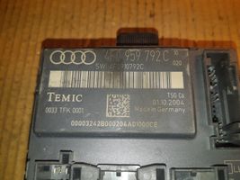 Audi A6 S6 C6 4F Oven ohjainlaite/moduuli 4F0959792C
