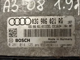 Audi A3 S3 8P Variklio valdymo blokas 03G906021RG