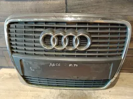 Audi A6 S6 C6 4F Etupuskurin ylempi jäähdytinsäleikkö 4F0853651S