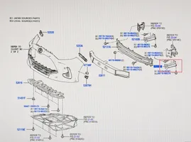 Toyota Yaris XP210 Kita išorės detalė 52103-K0010