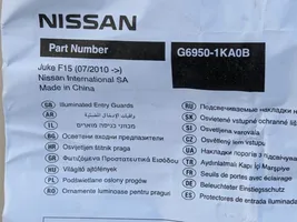 Nissan Juke I F15 Rivestimento sottoporta/minigonna laterale G69501KA0B