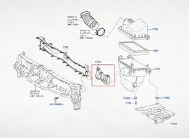 Toyota Yaris Cross Couvercle du boîtier de filtre à air 17751-K0030