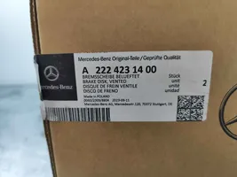 Mercedes-Benz S AMG W222 Disque de frein arrière A2224231400