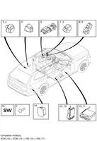 Volvo XC60 Interrupteur commade lève-vitre 31433408