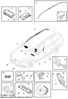 Volvo XC60 Turvatyynyn törmäysanturi 31406731