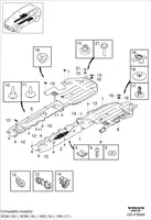 Volvo XC60 Couvre soubassement arrière 31420482