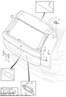 Volvo XC60 Altro elemento di rivestimento bagagliaio/baule 31663477