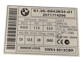 BMW 5 E60 E61 Kit calculateur ECU et verrouillage 7803373