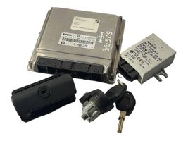 BMW 5 E39 Juego de cerradura y set ECU del motor 7789376