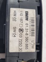 BMW 7 E38 Interruttore prese d’aria laterali 61318360885