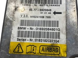 BMW 5 E39 Airbag control unit/module 6920848