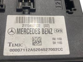 Mercedes-Benz E W211 Modulo comfort/convenienza 2115452132