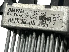 BMW 5 E39 Lämpöpuhaltimen moottorin vastus 6920365