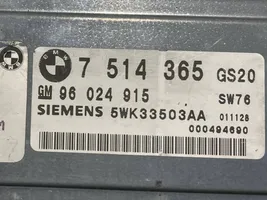 BMW 3 E46 Vaihdelaatikon ohjainlaite/moduuli 7514365