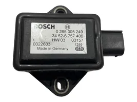 BMW 7 E65 E66 ESP (elektroniskās stabilitātes programmas) sensors (paātrinājuma sensors) 6757406