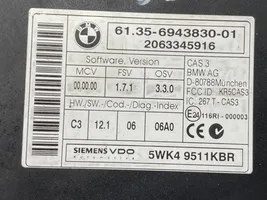 BMW 3 E90 E91 Komputer / Sterownik ECU i komplet kluczy 7803373