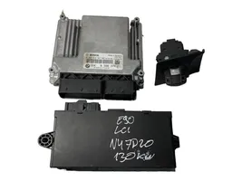 BMW 3 E90 E91 Komputer / Sterownik ECU i komplet kluczy 8506374