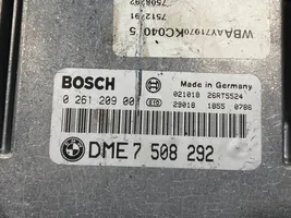 BMW 3 E46 Moottorinohjausyksikön sarja ja lukkosarja 7508292