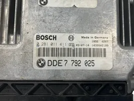 BMW 3 E46 Komputer / Sterownik ECU i komplet kluczy 7792025