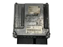 BMW 5 E60 E61 Komputer / Sterownik ECU i komplet kluczy 7793574