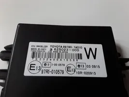 Toyota iQ Muut ohjainlaitteet/moduulit 8978074010