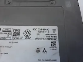 Volkswagen Golf VII Radio/CD/DVD/GPS head unit 3Q0035874C