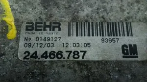 Opel Corsa C Välijäähdyttimen jäähdytin 24466787