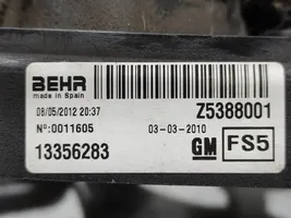 Opel Meriva B Ventilateur de refroidissement de radiateur électrique 13356283