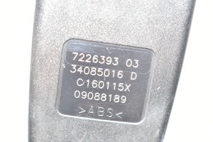 BMW M6 Fibbia della cintura di sicurezza posteriore 72117226393