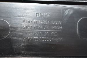 BMW 5 E60 E61 Garniture de protection de seuil intérieur 