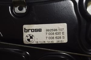 BMW 6 E63 E64 Mécanisme lève-vitre de porte arrière avec moteur 